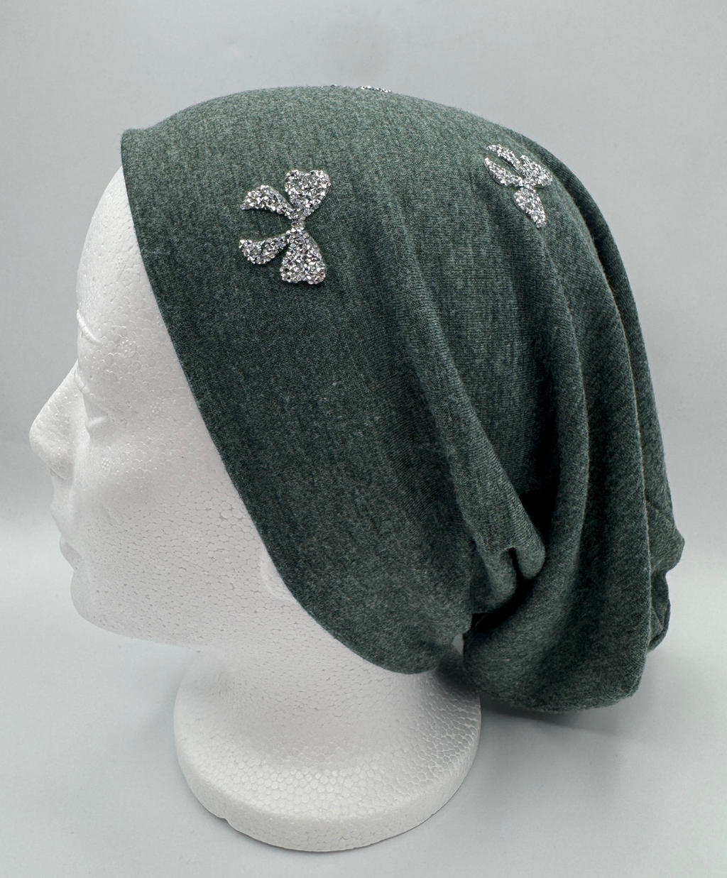 Beanies with Shiny Bows