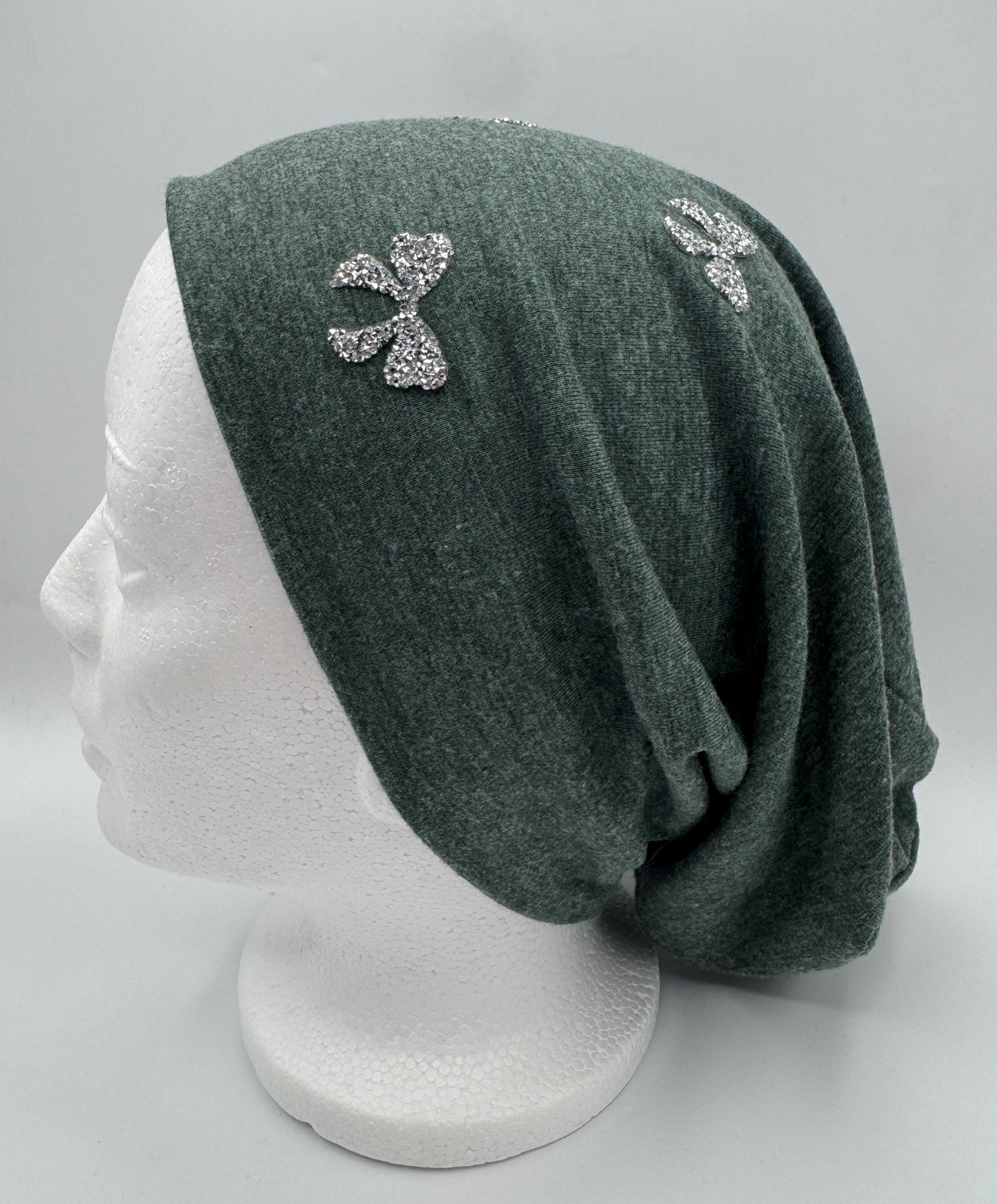 Beanies with Shiny Bows