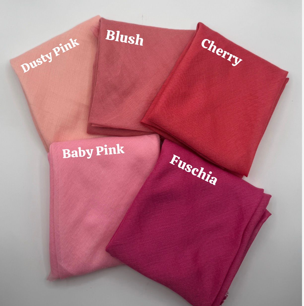 Solid Square Scarves