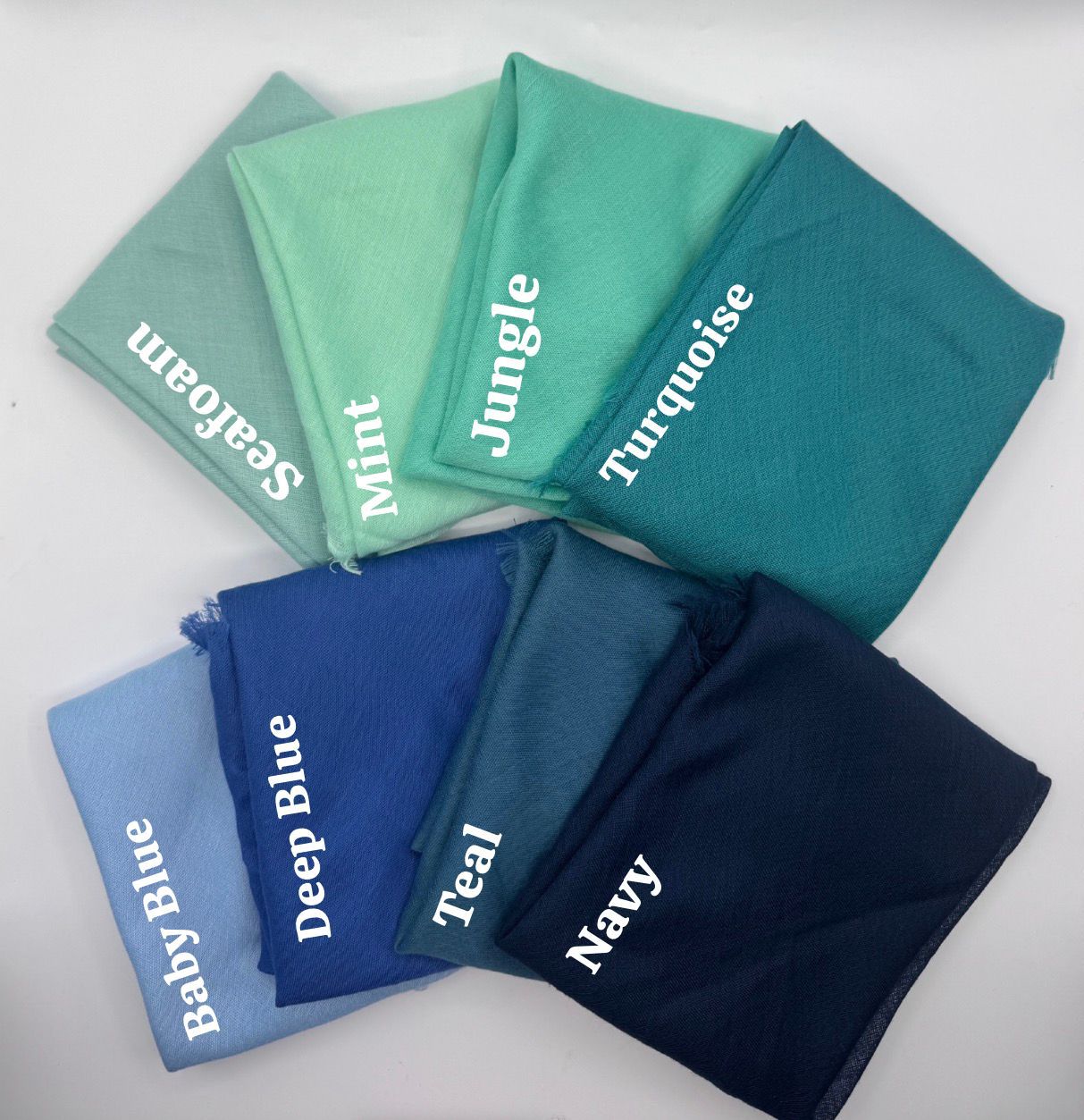 Solid Square Scarves