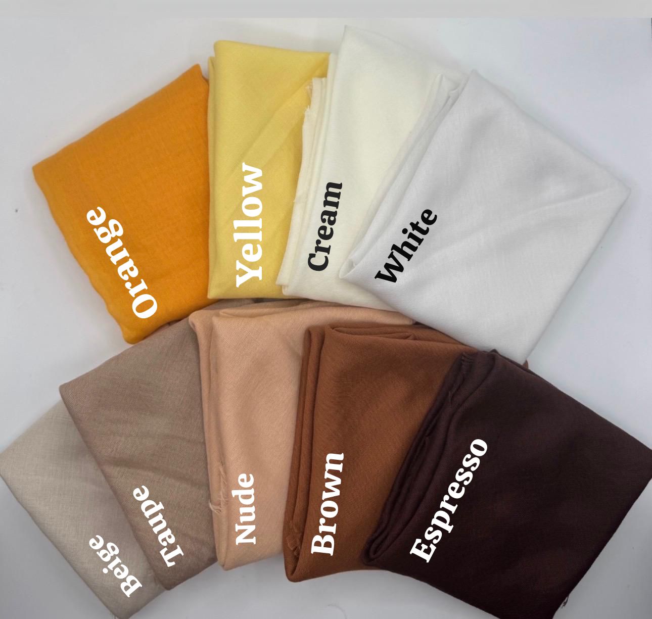 Solid Square Scarves
