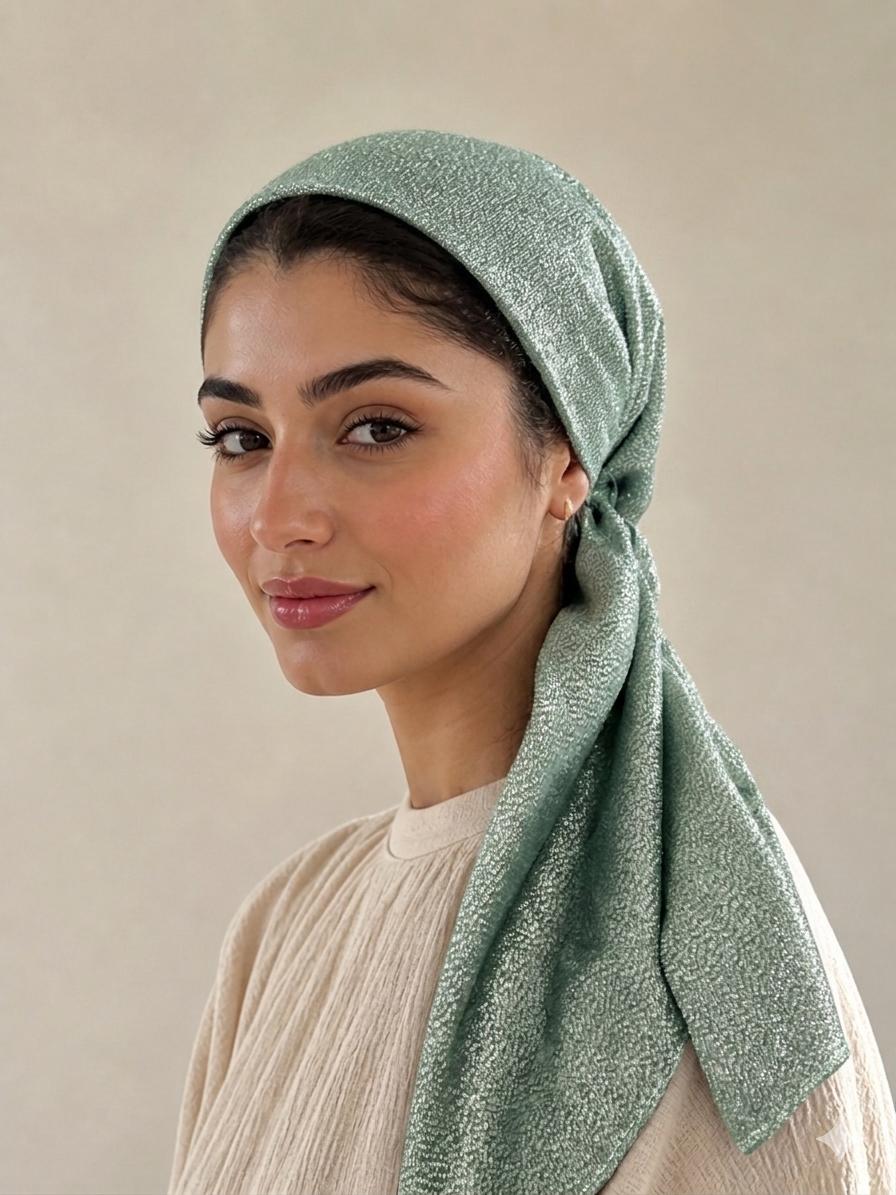 Shimmer with Velvet Grip Pre-Tied Scarves