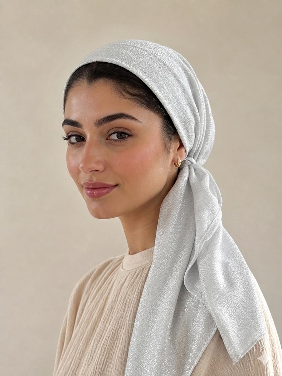 Shimmer with Velvet Grip Pre-Tied Scarves