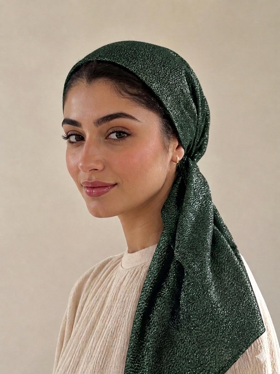Shimmer with Velvet Grip Pre-Tied Scarves