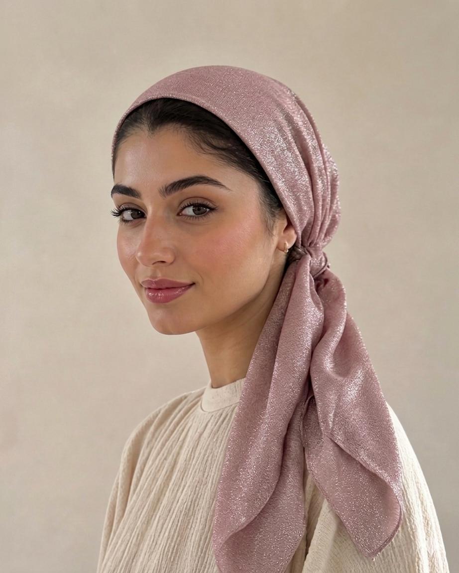 Solid with Velvet Grip Pre-Tied Scarves