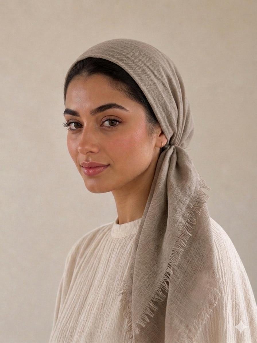 Solid with Velvet Grip Pre-Tied Scarves