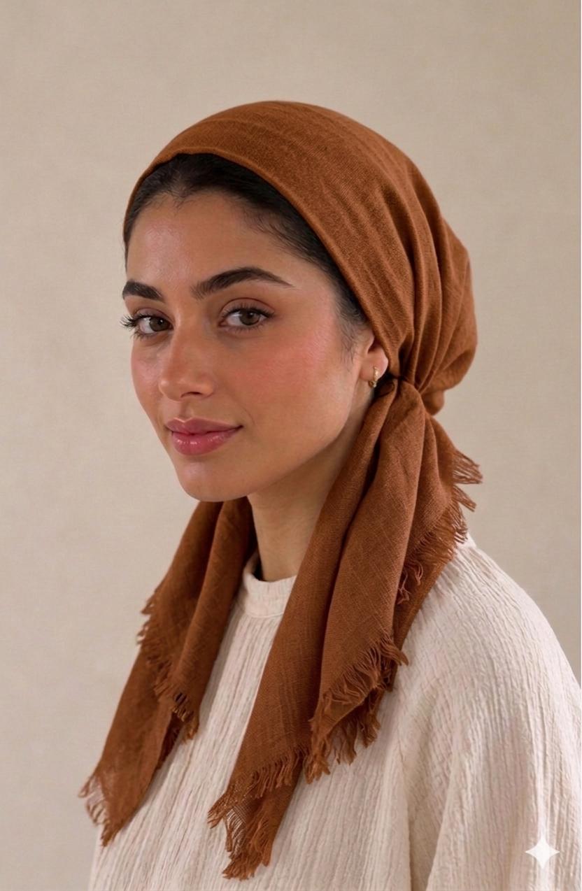 Solid with Velvet Grip Pre-Tied Scarves