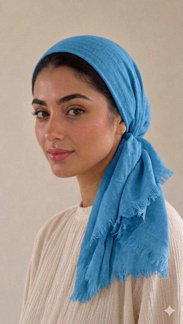 Solid with Velvet Grip Pre-Tied Scarves