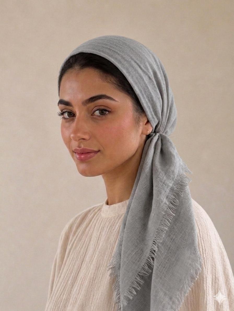 Solid with Velvet Grip Pre-Tied Scarves