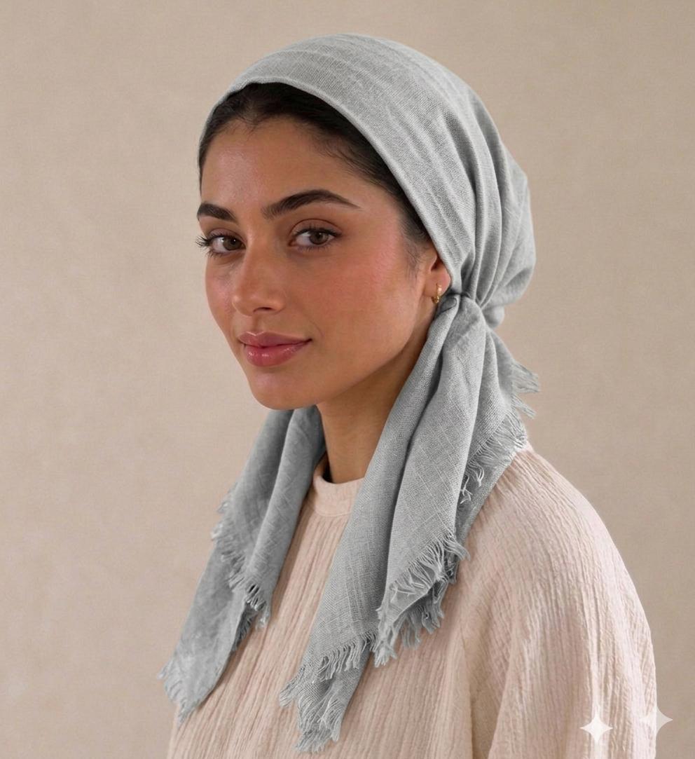 Solid with Velvet Grip Pre-Tied Scarves