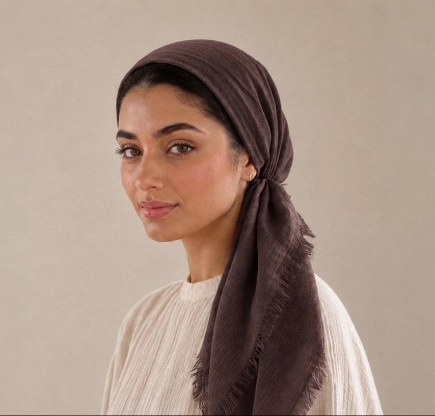 Solid with Velvet Grip Pre-Tied Scarves