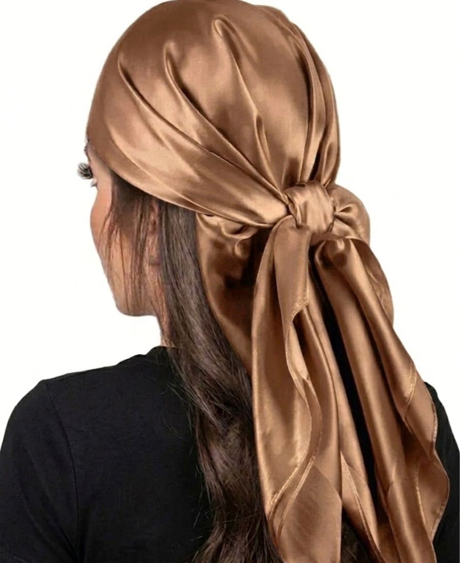 Satin Earthy/Neutral Scarves