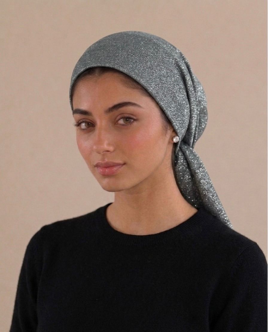 Shimmer with Velvet Grip Pre-Tied Scarves