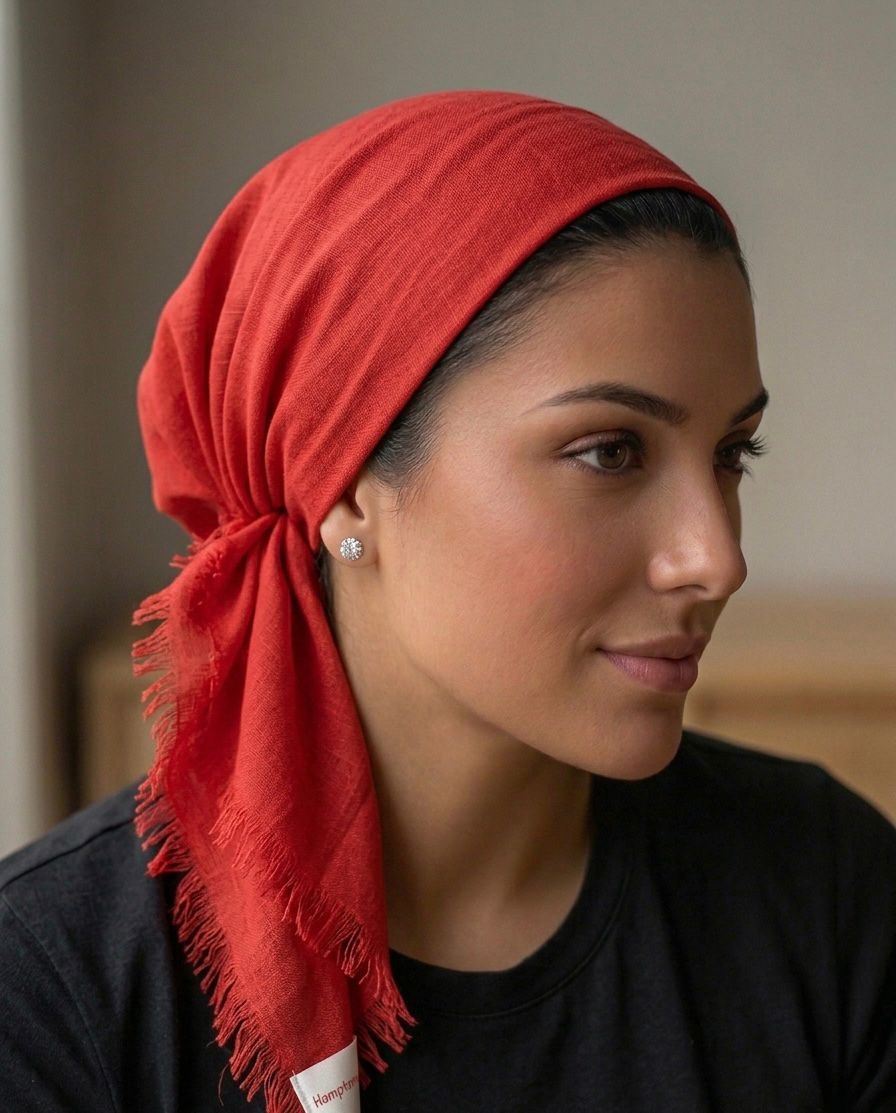Solid Square Scarves