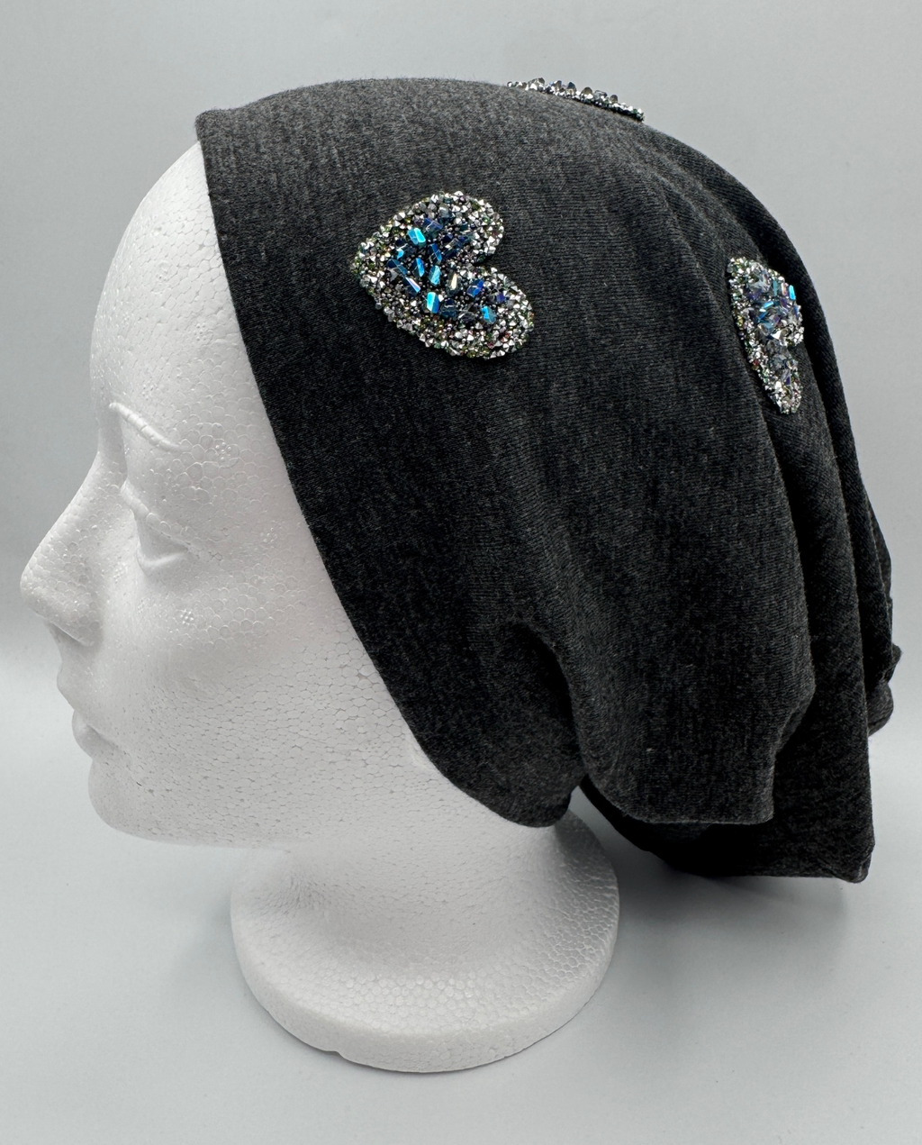 Beanies with Iridescent Hearts