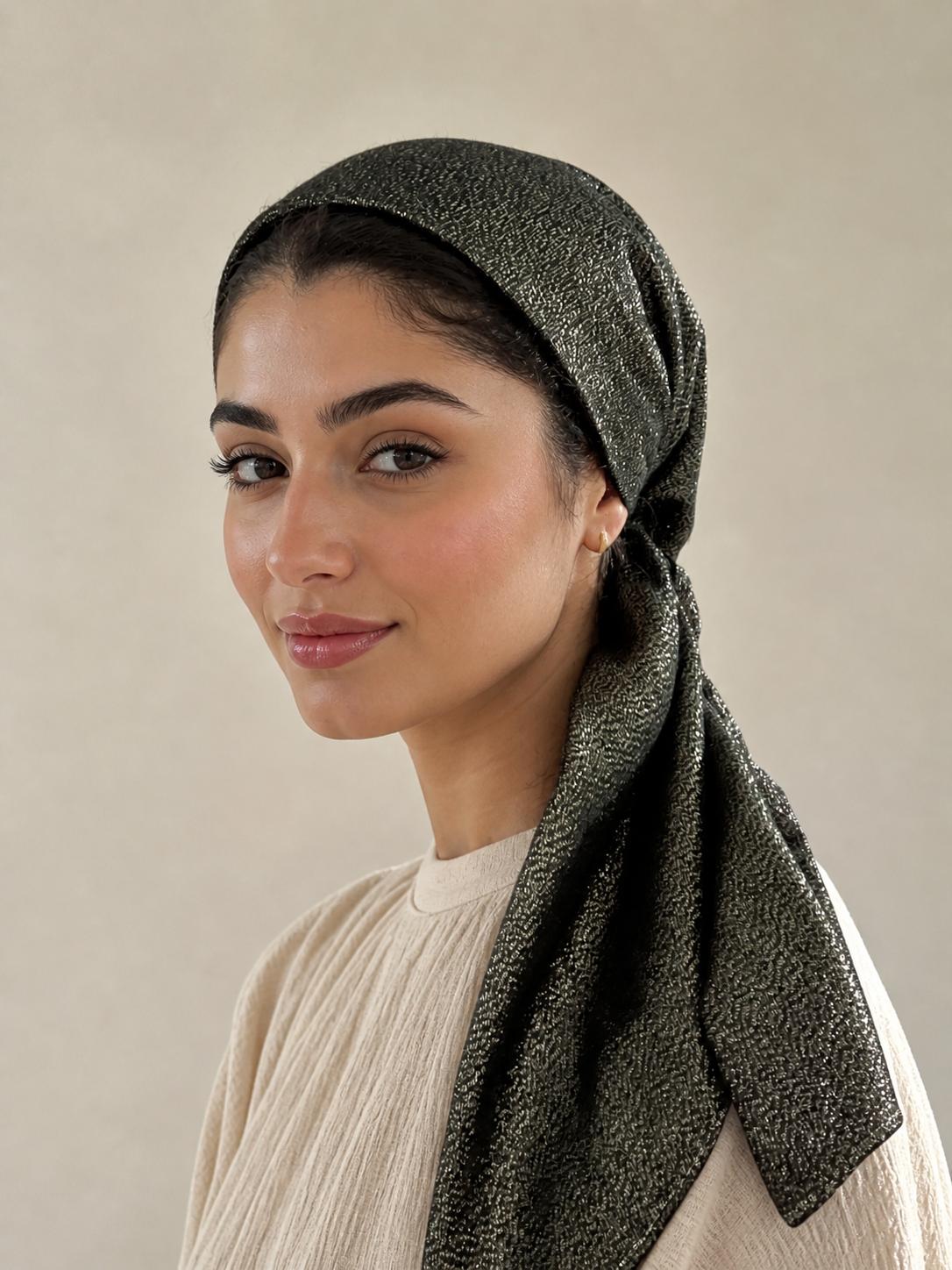 Shimmer with Velvet Grip Pre-Tied Scarves